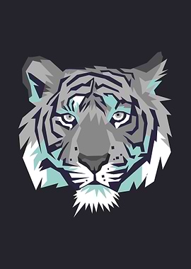 Tiger on wpap art style