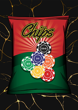 Casino gambling chips