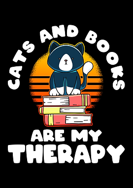 Cats and Books Therapy