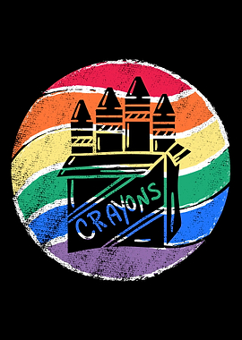 Retro Crayon Vintage