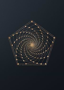 Gold Glyphs Mandalas Rune