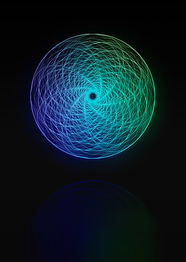 Neon Glyph Mandala Rune