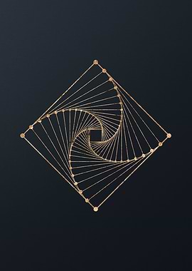 Gold Glyphs Mandalas Rune