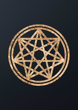 Gold Glyphs Mandalas Rune