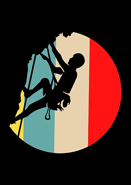 Rock Climbing Retro