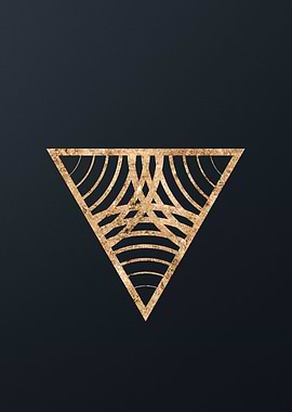 Gold Glyphs Mandalas Rune