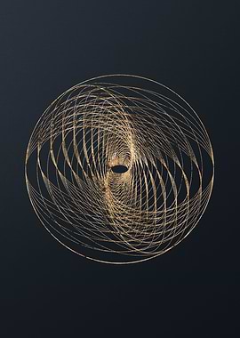 Gold Glyphs Mandalas Rune