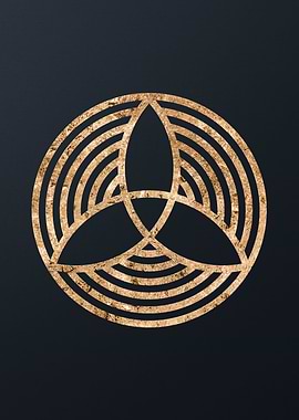 Gold Glyphs Mandalas Rune