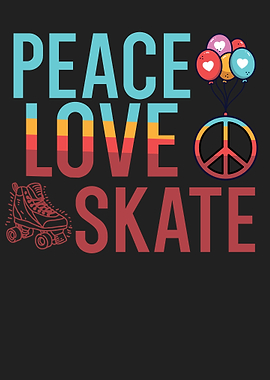 Peace love skate