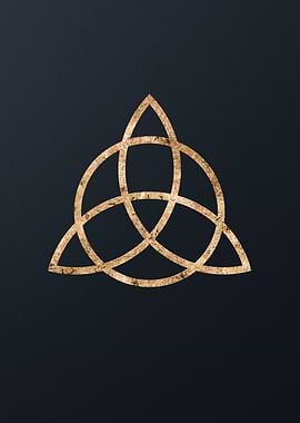 Gold Geometric Glyph Rune