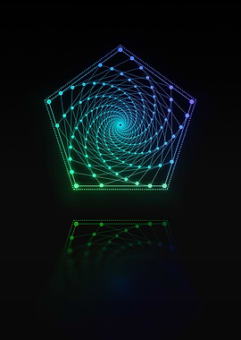 Neon Glyph Mandala Rune