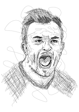 People on Scribble art