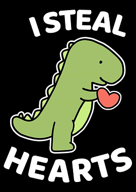 I steal hearts trex dinos