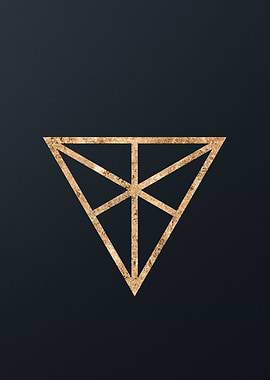 Gold Glyphs Mandalas Rune