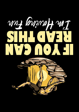 Rock Climbing Upside Down