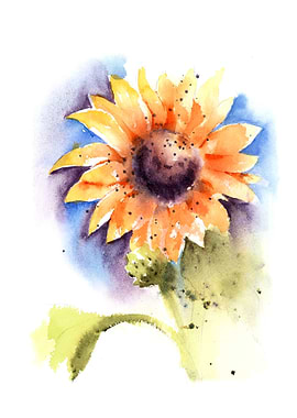 Sunflower painting