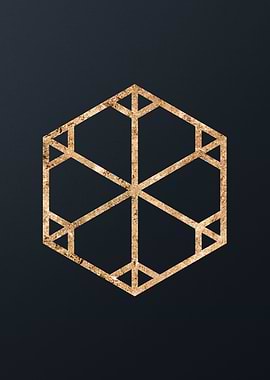 Gold Glyphs Mandalas Rune