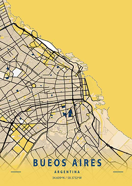 Bueos Aires City Map