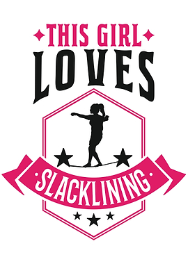 Slackline Girl Slacklining