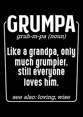 Grumpa Grandpa Fathers Day