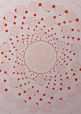 Red Orange Sacred Geometry