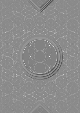 Gray White Glyph Pattern
