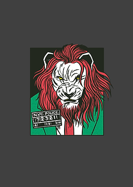 Lion Comic Wild Wildlife