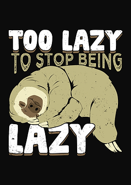 Funny Sloth Design