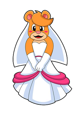 Bear Bride Wedding dress