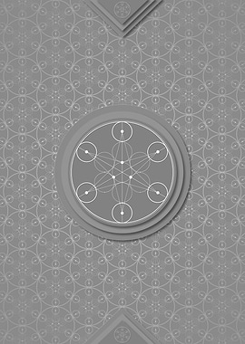 Gray Glyph Mandala Rune