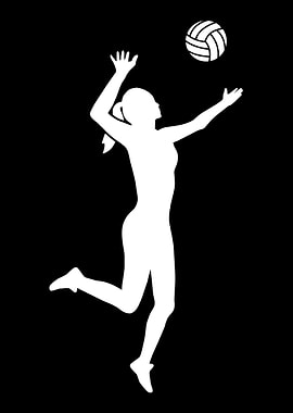 Volleyball girl woman