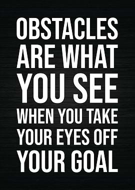 Obstacles vs Goals