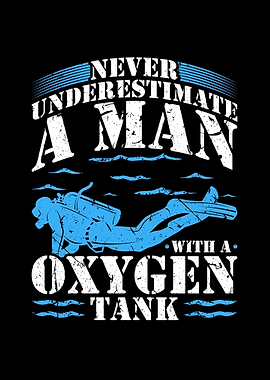 Oxygen Tank Scuba Diver