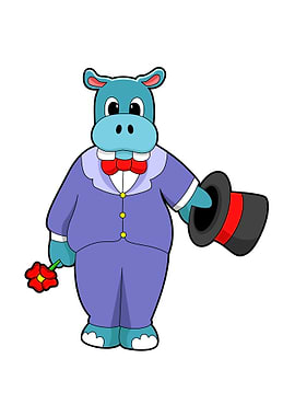 Hippo Groom Wedding Rose