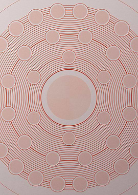 Red Orange Sacred Geometry