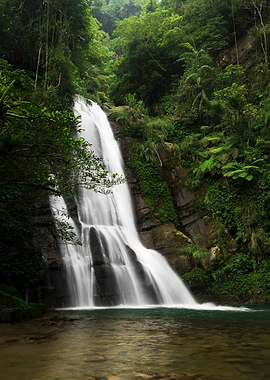 Waterfall in Xitou Taiwan