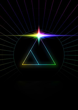 Neon Glyph Mandala Rune