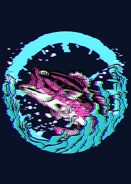 Retro Fishing Fisherman