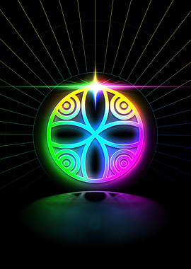 Prismatic Neon Magic Seal