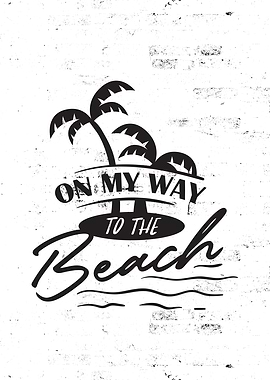 Funny Beach Quote Design