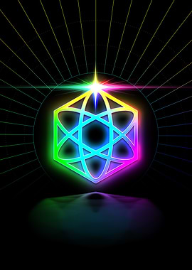 Neon Glyph Mandala Rune