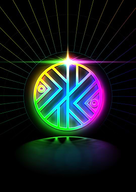 Prismatic Neon Magic Seal