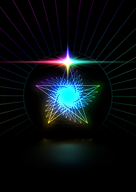 Prismatic Neon Magic Seal