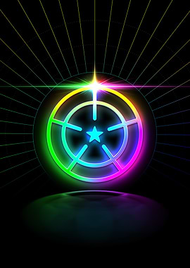 Prismatic Neon Magic Seal