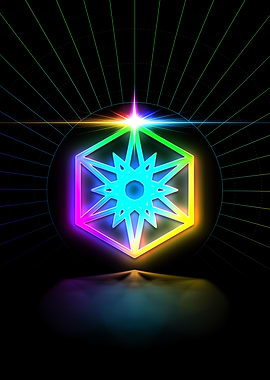 Prismatic Neon Magic Seal