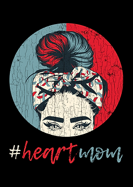 Heart Mom CHD Apparel Cong