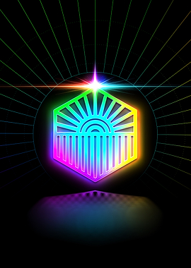 Prismatic Neon Magic Seal