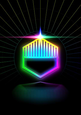 Prismatic Neon Magic Seal