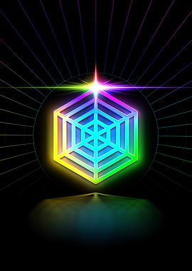 Prismatic Neon Magic Seal