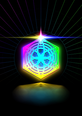 Prismatic Neon Magic Seal